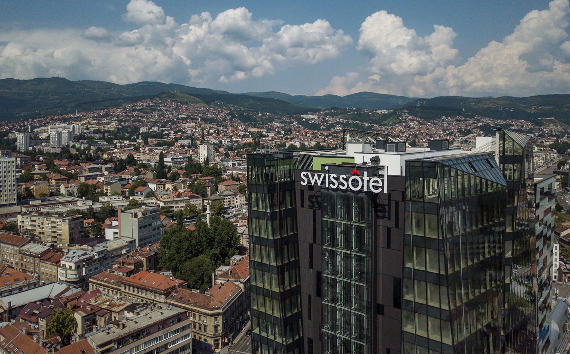 The Swissotel in Sarajevo, Bosnia, canceled a gathering of rabbis that had drawn local opposition in June 2025. (Google Maps)